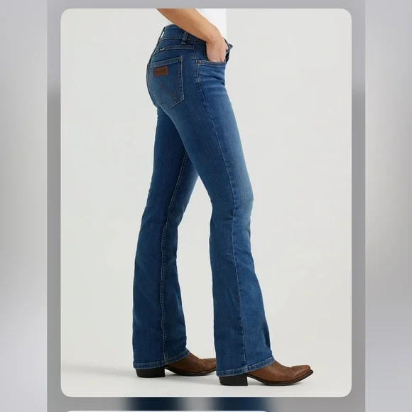 Wrangler Retro Mae Mid Rise Boot Cut Jeans Size 29 Size 7 x 36 NWT Women’s - Picture 6 of 10